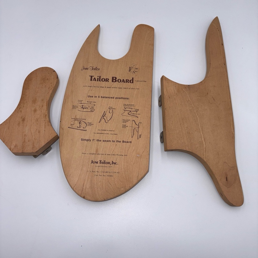 Tailor Board by June Tailor  3 Piece Seamstress Wooden Ironing Seam Board EUC - Picture 8 of 8